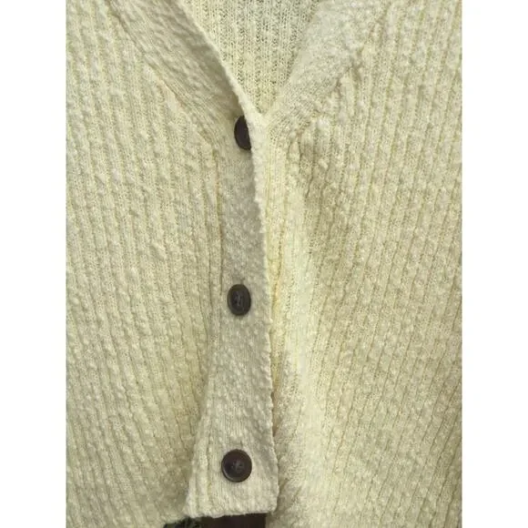 By Together cropped cardigan S knit sweater Anthro academia collegiate preppy - Picture 2 of 11